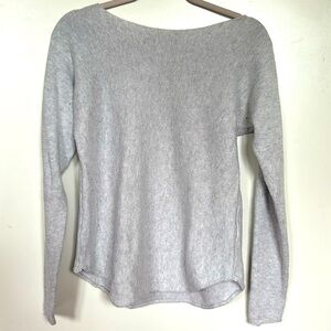 Gray Long Sleeve Top